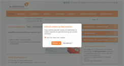 Desktop Screenshot of bibliotheekhilversum.nl